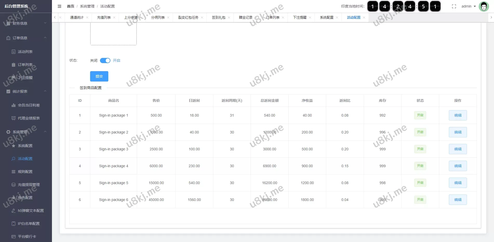 多国语言切换印度红绿灯源码/多级分销裂变源码