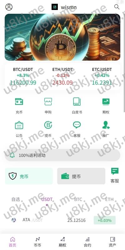 海外多国语言切换交易所 合约 期权 秒合约 插针控制 申购