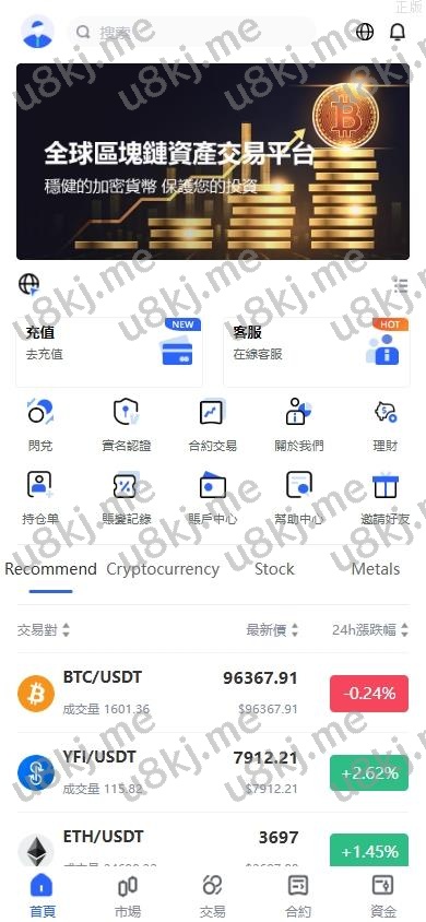 海外java交易所 多国语言切换交易所 币币 永续合约 期权交易