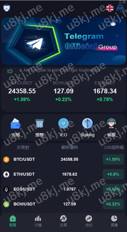 二开版多国语言切换交易所 秒合约交易 质押矿机 新币认购
